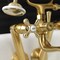 Kingston Brass KS229SB Tub Wall Mount Clawfoot Tub Faucet with Hand Shower, Brushed Brass KS229SB - alternate 4